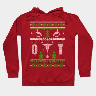 Christmas Xmas Occupational Therapist OT Hoodie